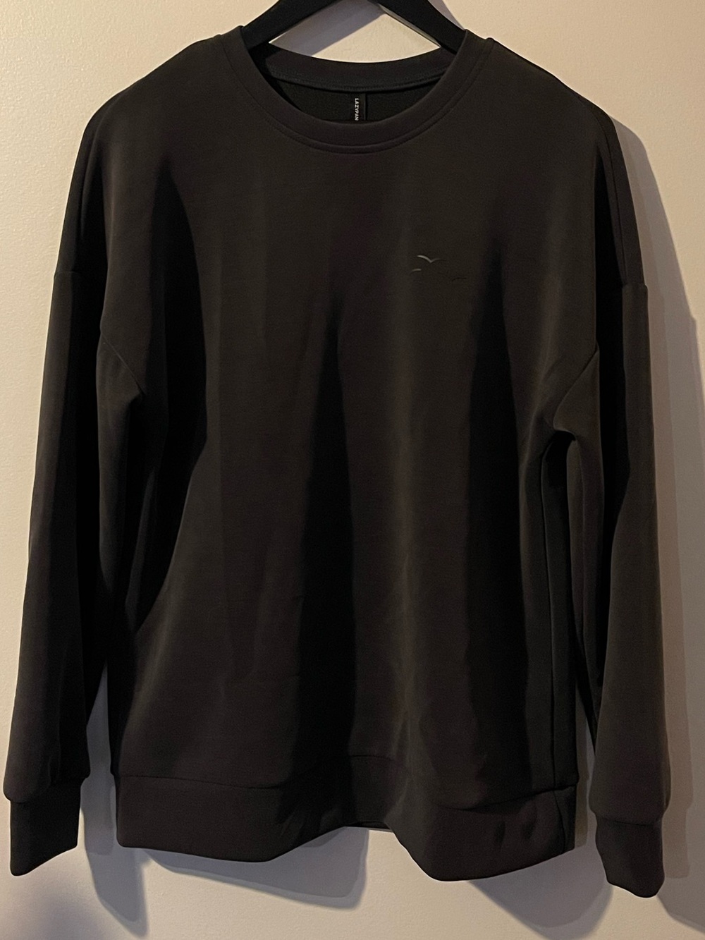 Lazypants Dark Grey Modal Blend Crewneck Sweatshirt Pullover M